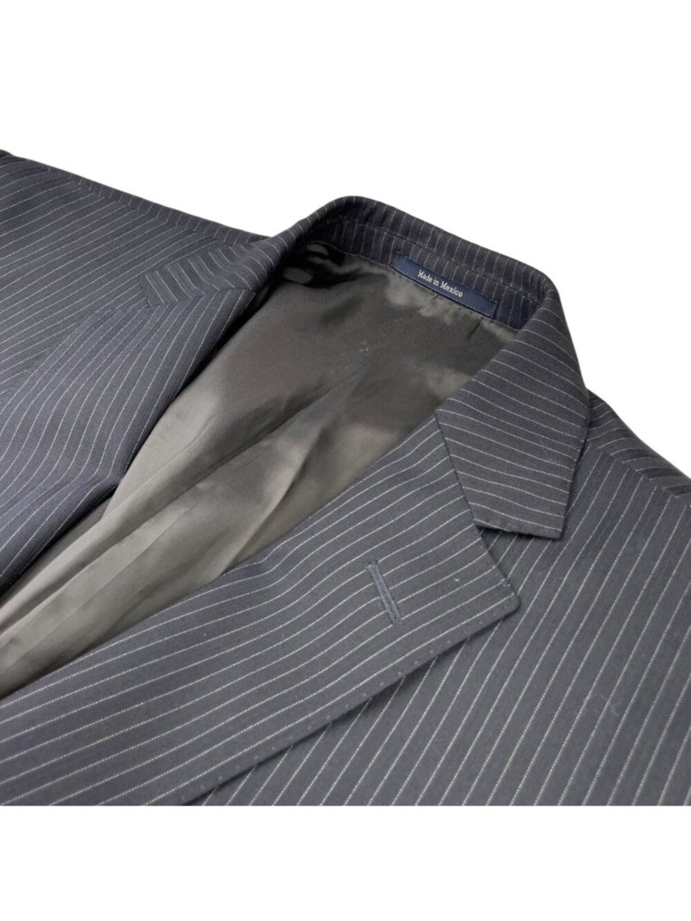 Ermenegildo Z Zegna Men's City 100% Wool 2-Button Blazer Navy Stripe • 40L